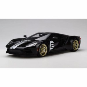 GT SPIRIT 1/18 フォード GT ブラック/シルバーストライプ  京商 GTS001US