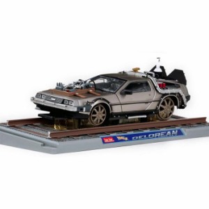 Sun Star 1/18 デロリアン Back to the Future Part 3 レイルロードVer. 模型 ミニカー 映画 モデル バック・トゥ・ザ・フューチャー 271