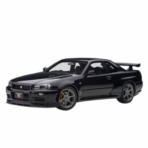 1/18 日産 スカイラインGT-R R34 Vスペック II ブラックパール 車 模型 ミニカー スーパーカー AUTOart オートアート 77407