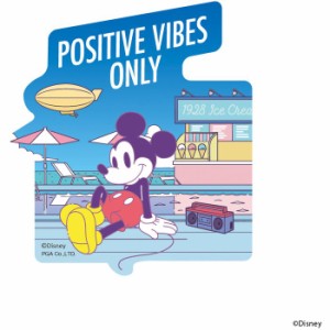 ステッカー ミッキーマウス/CITY POP スマホ クリアケース対応 PVC 耐光 耐水  Disney ディズニー スマホ iPhone Android アクセサリー P
