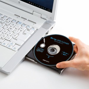 即納 代引不可 SANWA SUPPLY ブルーレイレンズクリーナー 湿式  CD DVD ドライブ プレーヤー ゲーム機 サンワサプライ CD-BDWN