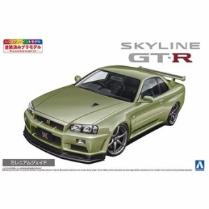 1/24 プリペイントモデル No.3-C ニッサン BNR34 スカイライン GT-R V・spec ?U Nur 02 ミレニアムジェイド アオシマ 065594