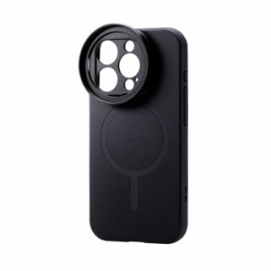 即納 代引不可 iPhone 15 Pro 用 ケース ハイブリッド カバー 磁力吸着ワイヤレス充電対応 一眼レフカメラ用 カメラレンズフィルター対応