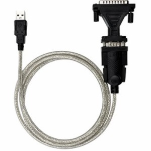 USB-RS232C変換ケーブル USBに接続　RS232Cポートに変換 25ピンチェンジャーアダプター付属 ケーブル長138cm U1RS-B AREA SD-U1RS-B