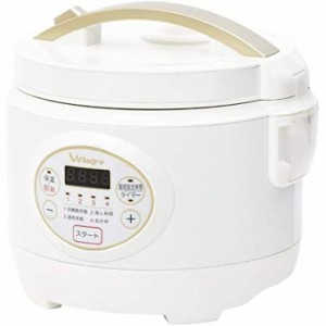 炊飯器 糖質カット炊飯器 3合 ホワイト VIALEGRE ビアレグレ VI-RCL3A-WT