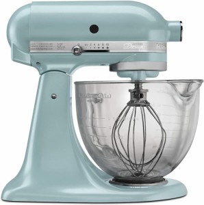 KitchenAid キッチンエイド ヘッドアップ式スタンドミキサー アルチザンシリーズ 5Quart アズールブルー KSM155GBAZ