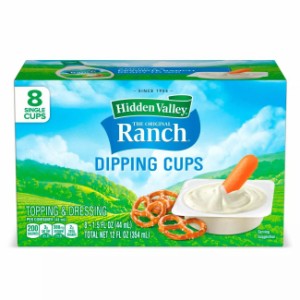 【送料無料】Hidden Valley ヒドゥンバレー オリジナルランチ ディッピングカップ ディップソース 8カップ入り (354ml)