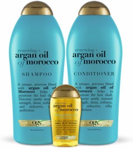 Ogx Argan Oil of Morocco 3 Piece Collection / オーガニクス モロッカンアルオイル シャンプー750ml・コンディショナー750ml・ヘアオイ