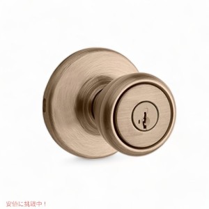 Kwikset 94002-854 ドアノブ、ロック