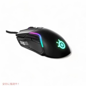 SteelSeries Rival 5 ゲーム用マウス PrismSync RGB照明と9つのプログラム可能なボタン - FPS、MOBA、MMO、Battle Royale - 18,000 CPI T