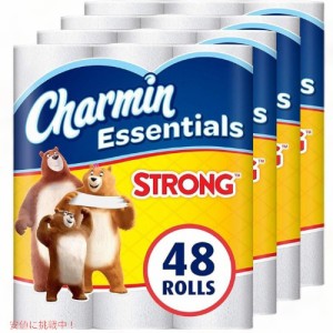 チャーミントイレットペーパー Charmin エッセンシャルストロング 48 ロール 紙製品 