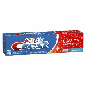クレスト キッズ 歯磨き粉、スパークルファン Crest Kid’s Toothpaste, Sparkle Fun 4.5 oz