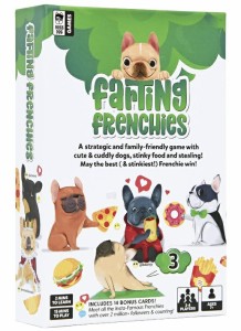 戦略カードゲーム 子供 ティーン 大人 家族向け 2-4人用 英語 Farting Frenchies by BossDogs