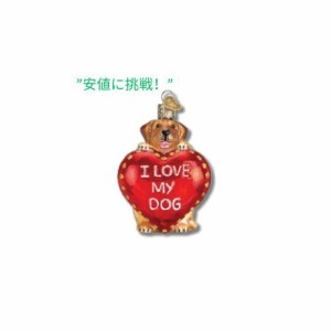 Old World Christmasオーナメント：ペット愛好家のクリスマスツリー、私の犬、3x3用のガラス吹きオーナメント（30052）