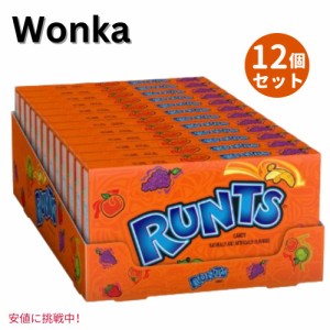 【12個セット】Wonkaウォンカ Runts Hard Chewy & Fruity Candy 5oz ランツ ハード チューイー＆フルーティー キャンディー 5oz