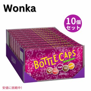 【10個セット】Wonka ウォンカ Bottle Caps Fizzy Hard Candy ボトルキャップ フィジー ハードキャンディー 5オンス