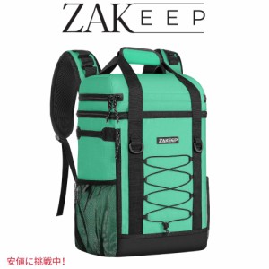 ZAKEEP バックパッククーラー 36缶 多機能 防漏 ミントグリーン クーラーバッグ 保温 保冷 Multifunctional Leakproof Cooler Backpack 3