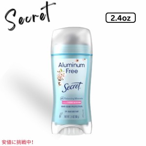 Secret シークレット Aluminum Free Deodorant for Women 2.4oz 女性用 アルウムフリー デオドラント チェリーブロッサム Cherry Blossom