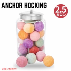 アンカーホッキング 2.5ガロン モンタナ・ガラス・ジャー 密閉蓋付 Anchor Hocking 2.5 Gallon Montana Glass Jar with Airtight Lid Bru