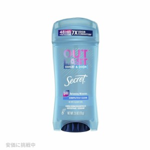 Secret Outlast 48 Hour Clear Gel  [Completely Clean] 2.6 oz / シークレット アウトラスト [Completely Clean] クリアジェル 73 g