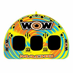 WOW Sports (ワオスポーツ） World of Watersports、マッチョ牽引可能チューブ、複数のライディングポジション