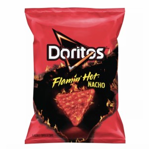 Doritos Flamin’ Hot Nacho Cheese Flavored Tortilla Chips / ドリトス トルティーヤチップス フレーミン ホットナチョチーズ味 262.2g