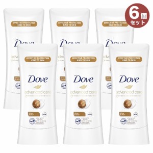 6個セット 【Shea Butter・シアバター】アドバンスド Dove ダヴ 74g デオドラントスティック