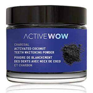 アクティブワオ Active Wow 活性炭 歯磨き粉 ホワイトニング チャコールパウダー 20g オリジナル/ナチュラル 歯 ホワイトニング 歯のホワ