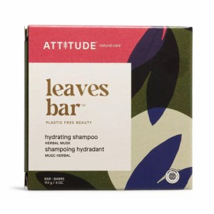 Attitude アティテュード リーブズバー ハイドレーティングシャンプー 113g(4oz) 固形シャンプー LEAVES BAR Hydrating Shampoo Bar