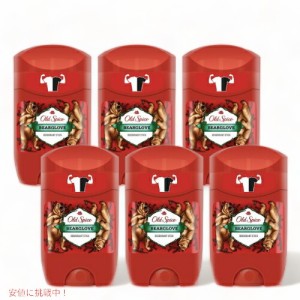【6本セット】 Old spice オールドスパイス デオドラント   ベアグローブ  1.7oz/50ml Deodorant Stick Bearglove