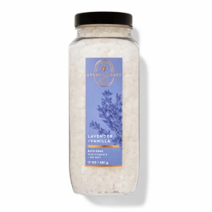 バス＆ボディワークス バスソーク ラベンダーバニラ バスソルト 17 oz / 481 mL Bath & Body Works Bath Soak お風呂 バスタイム