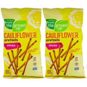 [2袋セット] From the Ground Up Cauliflower Pretzel Sticks Original - 4.5oz/ フロムザグラウンドアップ カリフラワー プレッツェル [