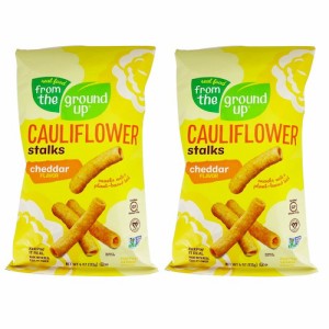 [2袋セット] From the Ground Up Cauliflower Stalks Cheddar - 4oz/ フロムザグラウンドアップ カリフラワー ストークス [チェダー] 113