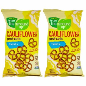 [2袋セット] From the Ground Up Cauliflower Pretzel Twists - 4.5oz/ フロムザグラウンドアップ カリフラワー プレッツェル ツイスト 1