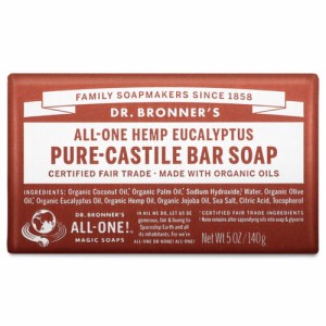 ドクターブロナー マジックソープバー ユーカリプタス 140g Dr. Bronner’s カスティール石鹸 固形石けん バーソープ Castile Bar Soap 5