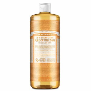 ドクターブロナー マジックソープ シトラス Lサイズ 946ml Dr. Bronner’s Pure Castile Soap 32oz