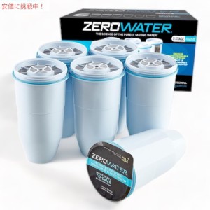 ZeroWater Replacement Filter for Pitchers, ZR-600 水フィルターピッチャー用 交換フィルター 6個パック