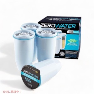 ZeroWater Replacement Filter for Pitchers, ZR-006 水フィルターピッチャー用 交換フィルター 4個パック