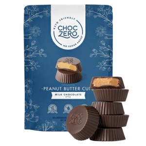 ChocZero Milk Chocolate Peanut Butter Cups 3oz / チョクゼロ ピーナッツバターカップ ミルクチョコレート