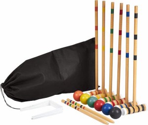 クロッケーゲームセット Crown Sporting Goods 最大6人プレイ用 Family Croquet