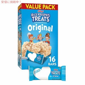 Kellogg’s ケロッグ ライスクリスピートリーツ オリジナル 16個入り x 1箱 Rice Krispies Treats