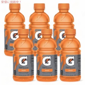 【お得な6本】Gatorade Orange Sports Drink -12 fl oz Bottles / ゲータレード スポーツドリンク [オレンジ味] 355ml