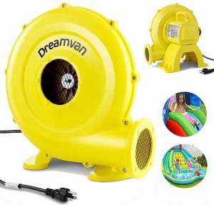 Dreamvan ブロワー 空気入れ 450W プール、バウンスハウス、フロートなどの空気入れに！