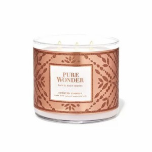 Bath and Body Works 3-Wick Candle PURE WONDER 14.5 oz / 411 g / バスアンドボディワークス 3芯キャンドル 