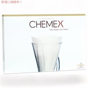 Chemex（ケメックス）ボンデッドフィルター アンフォールド クラシック ハーフムーン型 100枚入り コーヒーフィルター FP-2 Bonded Filte