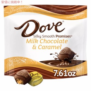 Dove（ダヴ） プロミス ミルクチョコレート＆キャラメル キャンディ 215.7g シルキースムース Promises Milk Chocolate & Caramel Candy 