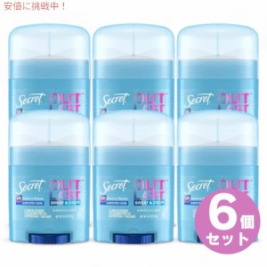 6本セット Secret  シークレット アウトラスト [Completely Clean] インビジブルソリッド デオドラント 14g / 0.5oz Outlast Invisible S