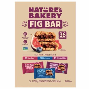 Nature’s Bakery Fig Bar Variety Pack 36-count / ネイチャーズベーカリー フィグバー 3フレーバー 36袋入り