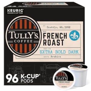 キューリグ Kカップ タリーズコーヒーフレンチロースト　96個　KEURIG  Tully’s French Roast K-cups, 96-Count