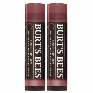 【2本セット】Burt’s Bees 100% Natural Tinted Lip Balm, Red Dahlia 2 Tubes バーツビーズ ティンテッドリップバーム [レッドダリア] 